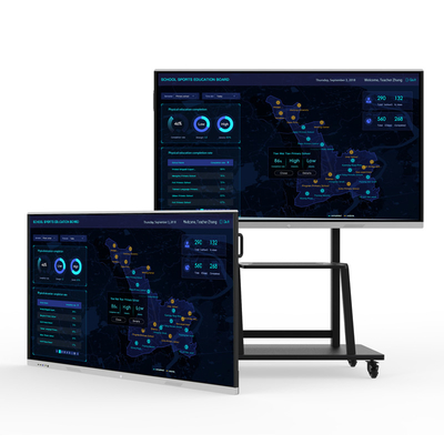 Non Reflective Digital Board For Teaching 75 Inch Intelligent
