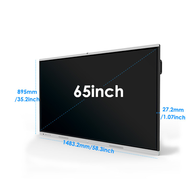 Non Reflective Digital Board For Teaching 75 Inch Intelligent