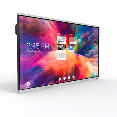 entrada multi del tablero elegante interactivo infrarrojo de 86 pulgadas 4K con la cámara