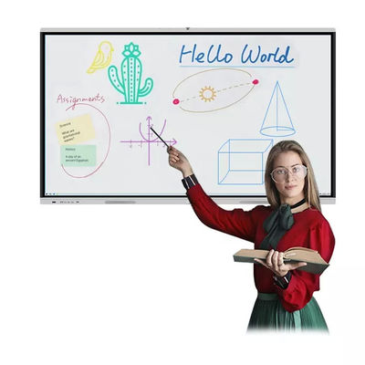 Tacto multi 10bit plano elegante Whiteboard interactivo del tablero de 86 pulgadas