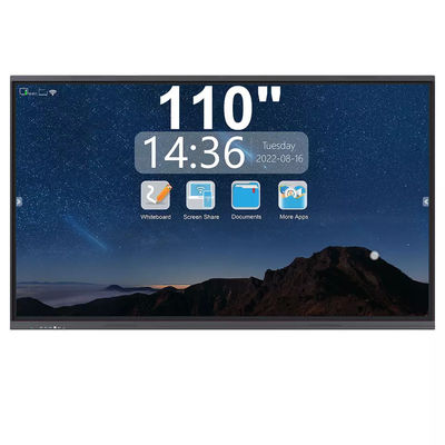 110inch todo en una pantalla plana interactiva del tablero elegante para la enseñanza